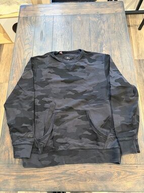 Imperial Motion Black & Charcoal Camo Crewneck Sweatshirt